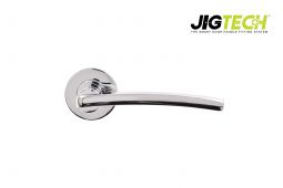 JTF1020-F Jigtech Polished Chrome 'Condor' Lever On Rose [CE]