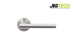 JTF1215-F Jigtech Satin Chrome 'Eden' Lever On Rose [CE]