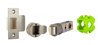 JTL4220-F Jigtech Satin Nickel/Satin Stainless 57mm  Smart Passage Latch - CE/Fire Rated