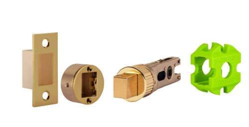 Click Here To Enlarge This Photo Of JTL4423-F Jigtech Polished Electro Brass 57mm Smart Dead Bolt - CE/Fire Rated