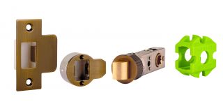 JTL4520-F Jigtech Antique Brass 57mm Smart Passage Latch - CE/Fire Rated