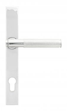 Click Here To Enlarge This Photo Of 45525 From The Anvil Polished Chrome Brompton Slimline Lever Espag. Lock Set - 92mm centres - 212mm screw centres