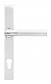 45525 From The Anvil Polished Chrome Brompton Slimline Lever Espag. Lock Set - 92mm centres - 212mm screw centres