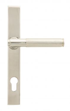 Click Here To Enlarge This Photo Of 45526 From The Anvil Polished Nickel Brompton Slimline Lever Espag. Lock Set - 92mm centres - 212mm screw centres