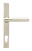 45526 From The Anvil Polished Nickel Brompton Slimline Lever Espag. Lock Set - 92mm centres - 212mm screw centres