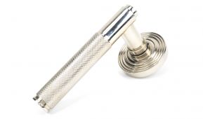 50003 From The Anvil Polished Nickel Brompton Lever on Rose Set (Beehive) - Unsprung