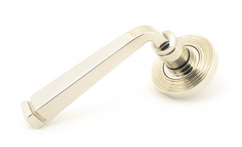 Click Here To Enlarge This Photo Of 45621 From The Anvil Polished Nickel Avon Round Lever on Rose Set (Beehive)