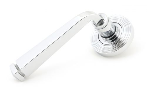 Click Here To Enlarge This Photo Of 49951 From The Anvil Polished Chrome Avon Round Lever on Rose Set (Beehive) - Unsprung