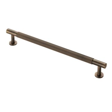 Click Here To Enlarge This Photo Of FTD710EAB - Carlisle Brass Fingertip Design 'Lines' Pull Handle 274mm (224mm c/c) Antique Brass