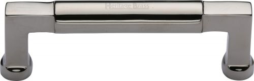 Click Here To Enlarge This Photo Of C0312 101-PNF Heritage Brass Cabinet Pull Bauhaus Design 101mm ctc Polished Nickel Finish
