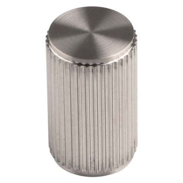 Click Here To Enlarge This Photo Of FTD712SN - Carlisle Brass Fingertip Design 'Lines' Knob 18mm dia (30mm projection) Satin Nickel