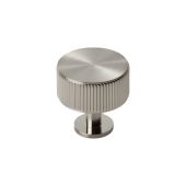 FTD713SN - Carlisle Brass Fingertip Design 'Lines' Radio Knob 35mm Satin Nickel