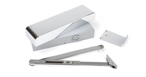 Click Here To Enlarge This Photo Of 50110 From The Anvil Polished Chrome Size 2-5 Overhead Door Closer & Cover
