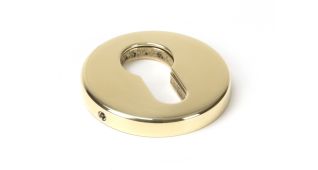 46551 From The Anvil Polished Brass 52mm Regency Concealed Escutcheon