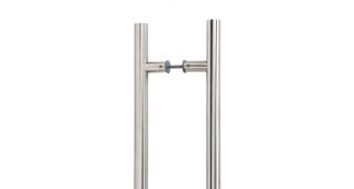 50232 From The Anvil Satin SS (316) 1200mm T Bar Handle B2B Fix 32mm dia.