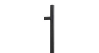 50254 From The Anvil Matt Black SS (316) 600mm T Bar Handle Secret Fix 32mm dia.