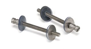 50269 From The Anvil Satin SS (304) 100mm Back to Back Fixings for T Bar (2)