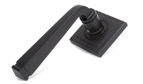 Click Here To Enlarge This Photo Of 46092 From The Anvil Aged Bronze Avon Round Lever on Rose Set (Square)