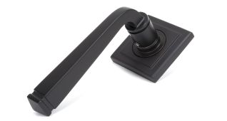 46092 From The Anvil Aged Bronze Avon Round Lever on Rose Set (Square)