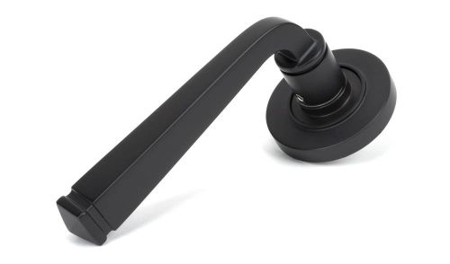 Click Here To Enlarge This Photo Of 50057 From The Anvil Aged Bronze Avon Round Lever on Rose Set (Plain) - Unsprung