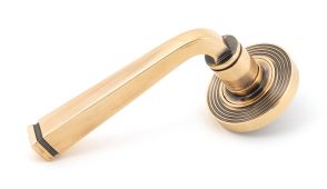 50063 From The Anvil Polished Bronze Avon Round Lever on Rose Set (Beehive) - Unsprung
