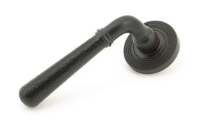 46083 From The Anvil Aged Bronze Hammered Newbury Lever on Rose Set (Beehive)