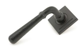 46084 From The Anvil Aged Bronze Hammered Newbury Lever on Rose Set (Square)