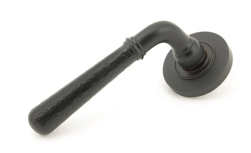 Click Here To Enlarge This Photo Of 50049 From The Anvil Aged Bronze Hammered Newbury Lever on Rose Set (Plain) - Unsprung