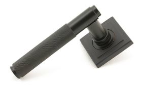 50102 From The Anvil Aged Bronze Brompton Lever on Rose Set (Square) - Unsprung
