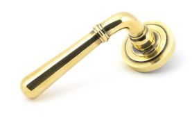 50018 From The Anvil Aged Brass Newbury Lever on Rose Set (Art Deco) - Unsprung