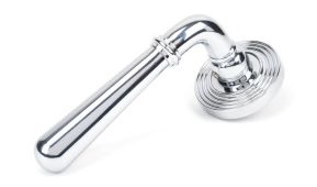 46055 From The Anvil Polished Chrome Newbury Lever on Rose Set (Beehive)