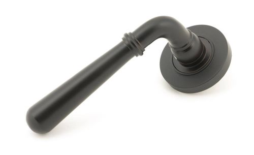 Click Here To Enlarge This Photo Of 46061 From The Anvil Aged Bronze Newbury Lever on Rose Set (Plain)
