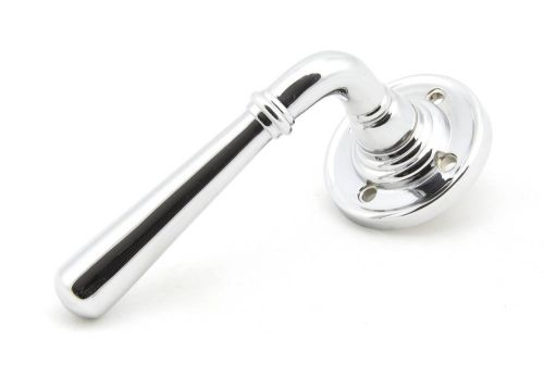 Click Here To Enlarge This Photo Of 50093 From The Anvil Polished Chrome Newbury Lever on Rose Set - Unsprung