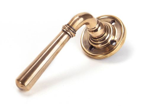 Click Here To Enlarge This Photo Of 50095 From The Anvil Polished Bronze Newbury Lever on Rose Set - Unsprung