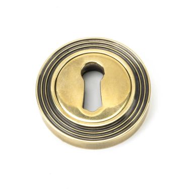 Click Here To Enlarge This Photo Of 45685 From The Anvil Aged Brass Round Escutcheon (Beehive)