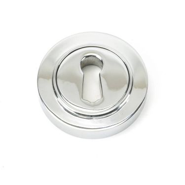 Click Here To Enlarge This Photo Of 45687 From The Anvil Polished Chrome Round Escutcheon (Plain)