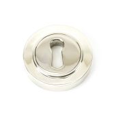 45691 From The Anvil Polished Nickel Round Escutcheon (Plain)