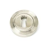 45693 From The Anvil Polished Nickel Round Escutcheon (Beehive)