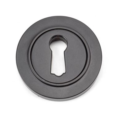 Click Here To Enlarge This Photo Of 46113 From The Anvil Aged Bronze Round Escutcheon (Plain)