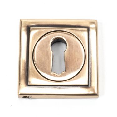 Click Here To Enlarge This Photo Of 46120 From The Anvil Polished Bronze Round Escutcheon (Square)
