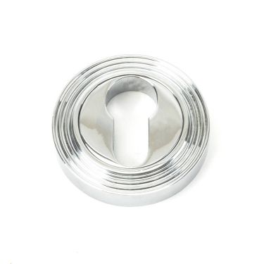 Click Here To Enlarge This Photo Of 45713 From The Anvil Polished Chrome Round Euro Escutcheon (Beehive)
