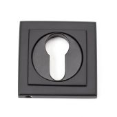 46124 From The Anvil Aged Bronze Round Euro Escutcheon (Square)