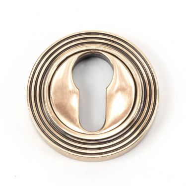 Click Here To Enlarge This Photo Of 46127 From The Anvil Polished Bronze Round Euro Escutcheon (Beehive)