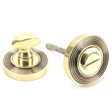Click Here To Enlarge This Photo Of 45733 From The Anvil Aged Brass Round Thumbturn Set (Beehive)