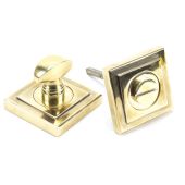 45734 From The Anvil Aged Brass Round Thumbturn Set (Square)