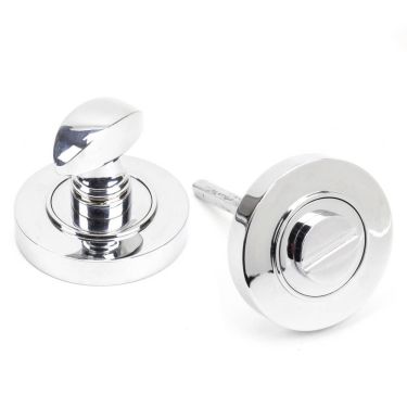 Click Here To Enlarge This Photo Of 45735 From The Anvil Polished Chrome Round Thumbturn Set (Plain)