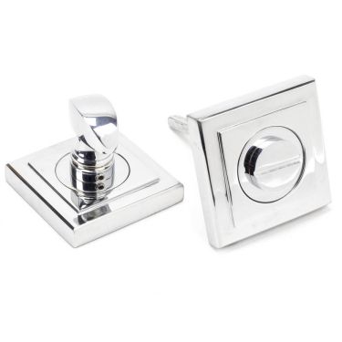 Click Here To Enlarge This Photo Of 45738 From The Anvil Polished Chrome Round Thumbturn Set (Square)