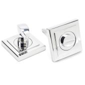 45738 From The Anvil Polished Chrome Round Thumbturn Set (Square)