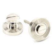 45741 From The Anvil Polished Nickel Round Thumbturn Set (Beehive)