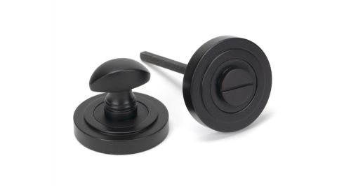 Click Here To Enlarge This Photo Of 46106 From The Anvil Aged Bronze Round Thumbturn Set (Art Deco)